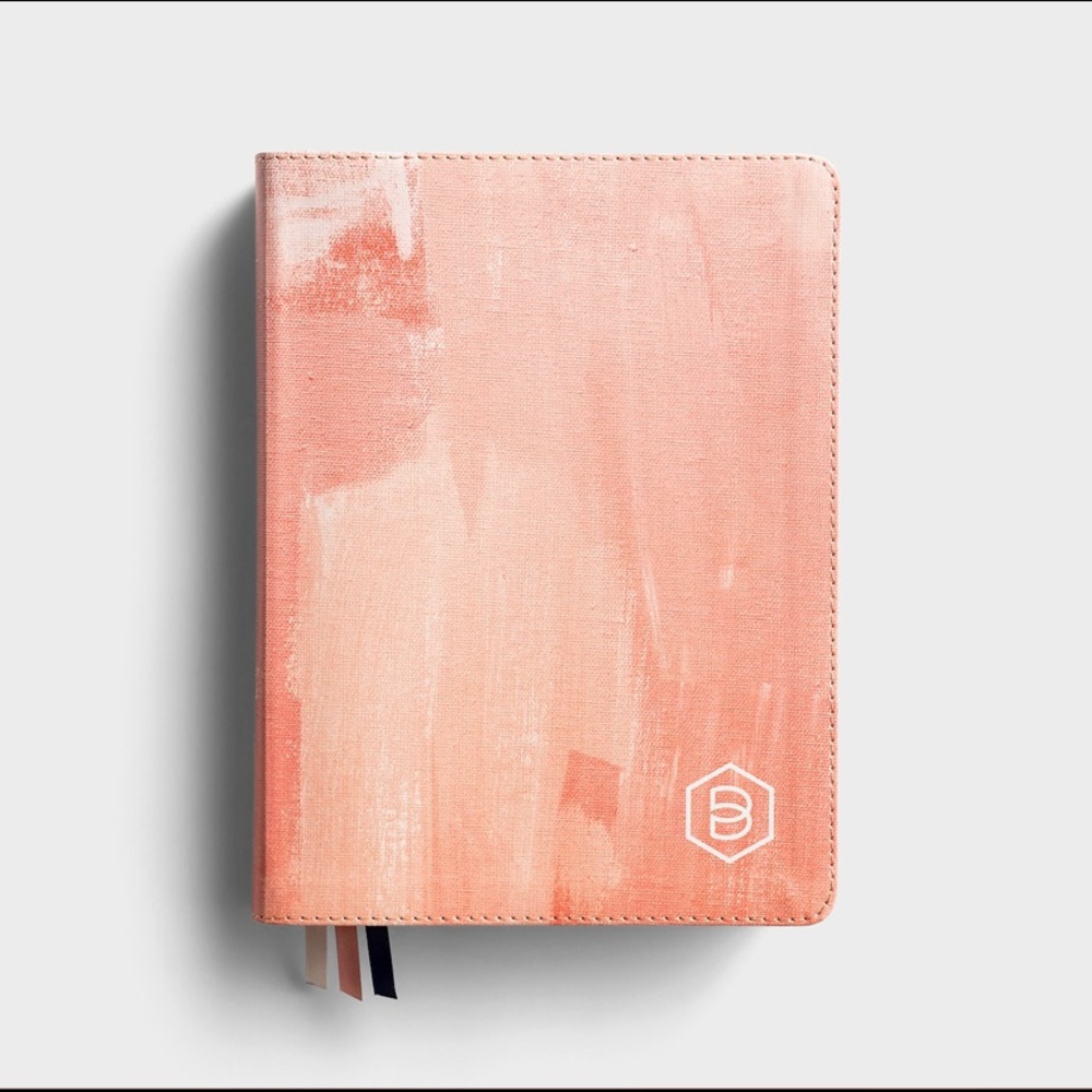 One step closer Bible- Pink Watercolor Cloth